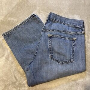Old Navy Jeans 32x34 Blue Wide Leg Loose Y2K Street Wear Skater Grunge‎ Casual